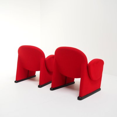 Vintage Red Chairs, 1970s, Set of 2-SV-1628749