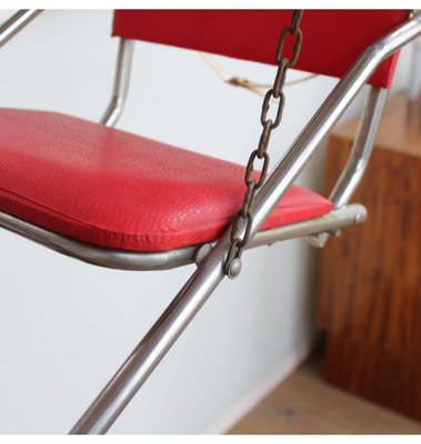 Vintage Red Children's Swing, 1950s-DDQ-1743496