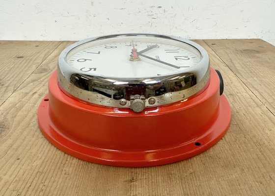 Vintage Red Citizen Maritime Wall Clock, 1990s-CGF-1703536