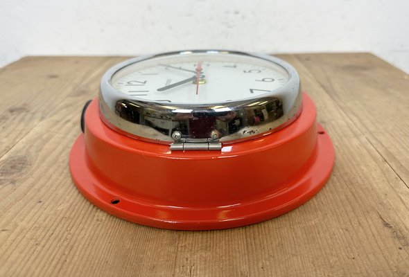 Vintage Red Citizen Maritime Wall Clock, 1990s-CGF-1703536