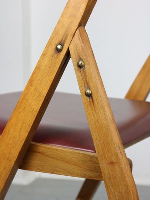 Vintage Red Eden Folding Chair by Gio Ponti-HGJ-1017400