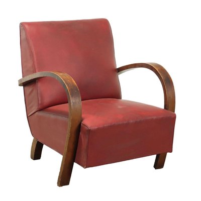 Vintage Red Lounge Chair, 1950s-VMM-2031625