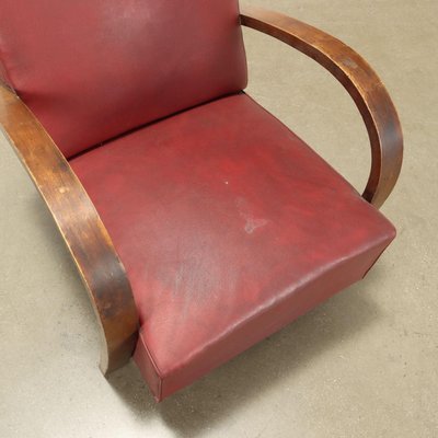 Vintage Red Lounge Chair, 1950s-VMM-2031625