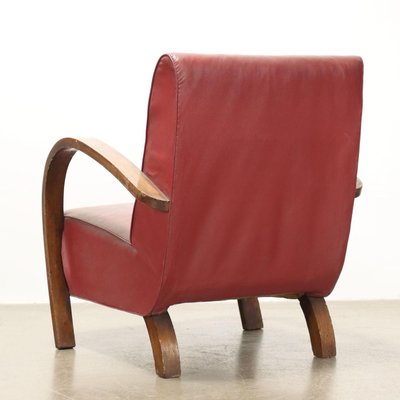 Vintage Red Lounge Chair, 1950s-VMM-2031625