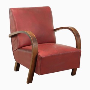 Vintage Red Lounge Chair, 1950s-VMM-2031625