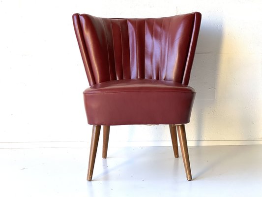 Vintage Red Lounge Chair-ALG-1367248