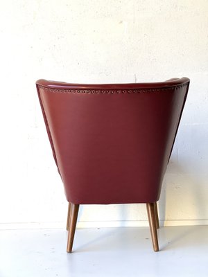 Vintage Red Lounge Chair-ALG-1367248