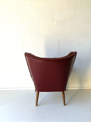 Vintage Red Lounge Chair-ALG-1367248