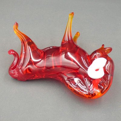 Vintage Red Murano Glass Ram-WK-1031363