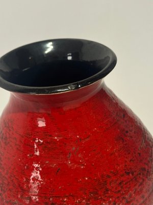 Vintage Red Pottery Vase-MTU-1818473