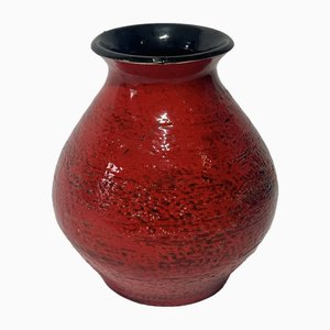 Vintage Red Pottery Vase-MTU-1818473