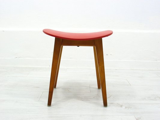 Vintage Red Stool, 1970s-WVA-1812869