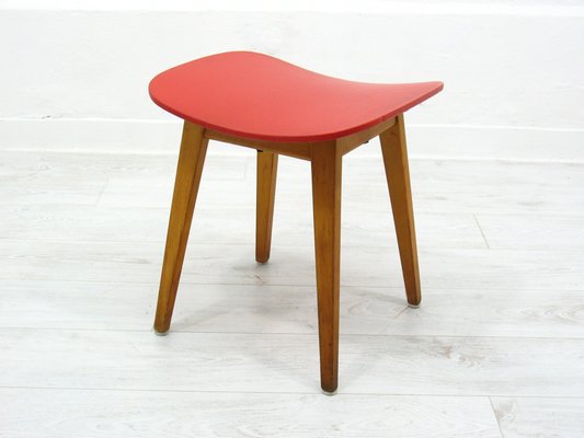 Vintage Red Stool, 1970s-WVA-1812869