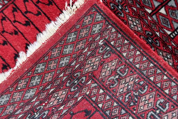 Vintage Red Wool Rug, 1970s-JZV-1441014