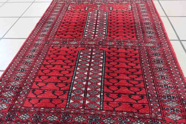 Vintage Red Wool Rug, 1970s-JZV-1441014