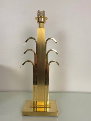 Vintage Regency Brass Golden Table Lamp from WKR, Germany, 1980s-WZZ-1134122