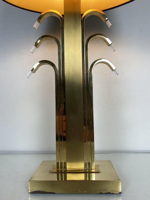 Vintage Regency Brass Golden Table Lamp from WKR, Germany, 1980s-WZZ-1134122