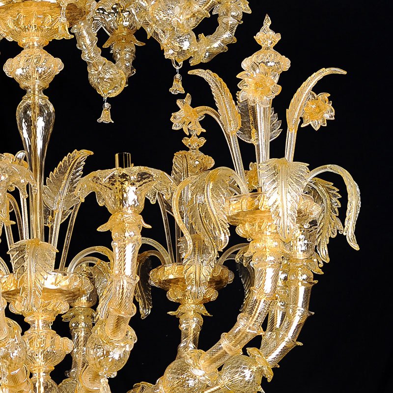 Vintage Rezzonico Chandelier, 1950s