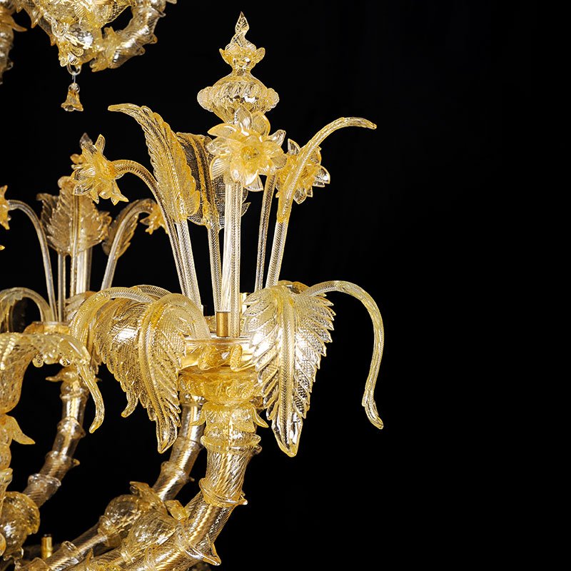 Vintage Rezzonico Chandelier, 1950s