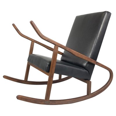 Vintage Rocking Chair, Czechoslovakia, 1970s-TZ-1028638