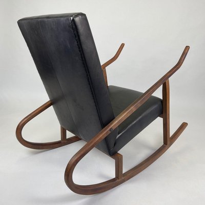 Vintage Rocking Chair, Czechoslovakia, 1970s-TZ-1028638