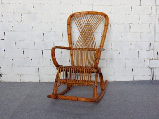 Vintage Rocking Chair in Bamboo-GZF-1346134