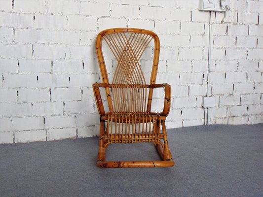 Vintage Rocking Chair in Bamboo-GZF-1346134