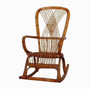 Vintage Rocking Chair in Bamboo-GZF-1346134