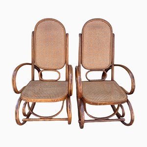 Vintage Rocking Chairs in Beech, Set of 2-SDV-1328034