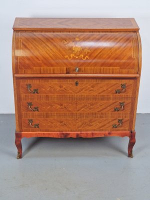 Vintage Rolling Desk / Secretaire by Egon Ostergaard, Sweden, 1960s-AXJ-1813803