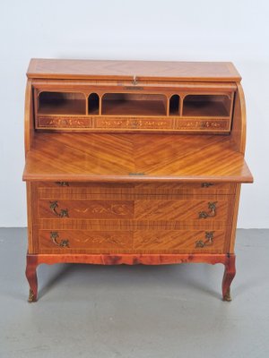 Vintage Rolling Desk / Secretaire by Egon Ostergaard, Sweden, 1960s-AXJ-1813803