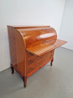 Vintage Rolling Desk / Secretaire by Egon Ostergaard, Sweden, 1960s-AXJ-1813803