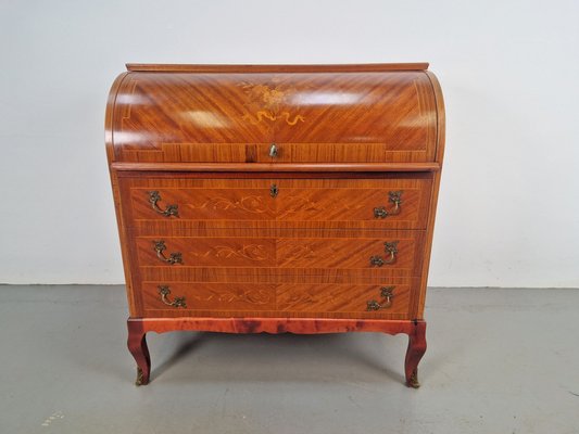 Vintage Rolling Desk / Secretaire by Egon Ostergaard, Sweden, 1960s-AXJ-1813803