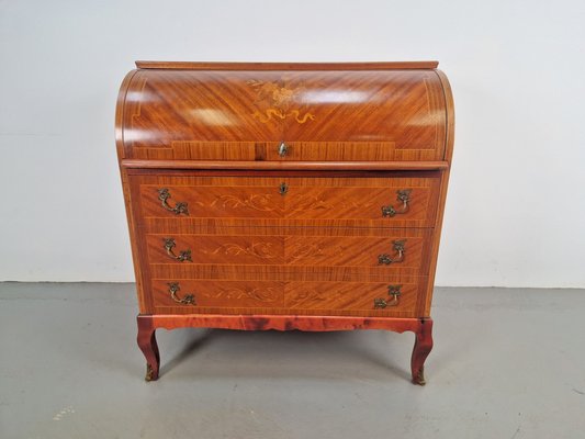 Vintage Rolling Desk / Secretaire by Egon Ostergaard, Sweden, 1960s-AXJ-1813803