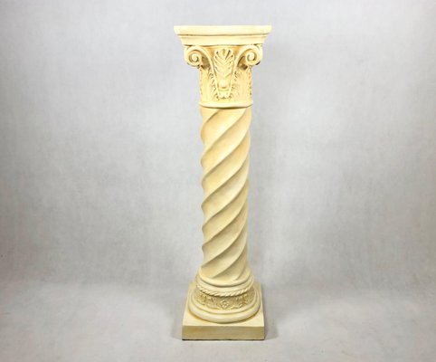 Vintage Roman Column Flower Stand Pedestal, 1980s-ZCY-1376017