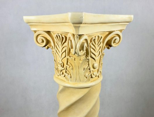 Vintage Roman Column Flower Stand Pedestal, 1980s-ZCY-1376017