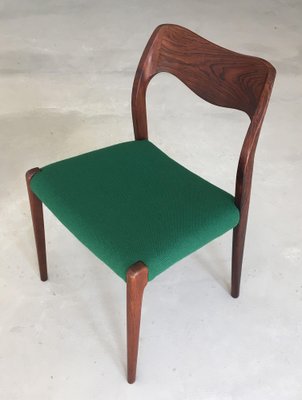 Vintage Rosewood Dining Chairs from J.L. Møllers, 1950s, Set of 4-VVO-1974007