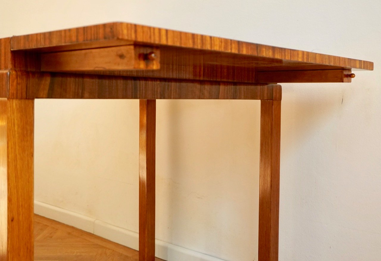 Vintage Rosewood Game Table in the Style of Lajos Kozma, 1930s