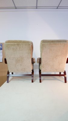 Vintage Rosewood Lounge Chairs by Homa, Denmark, 1970s, Set of 2-KK-1065366