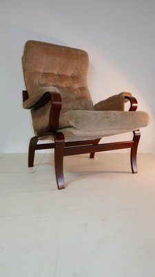 Vintage Rosewood Lounge Chairs by Homa, Denmark, 1970s, Set of 2-KK-1065366