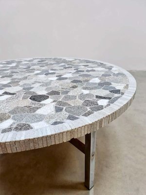 Vintage Round Mosaic Coffee Table by Berthold Müller, 1960s-BW-1717372