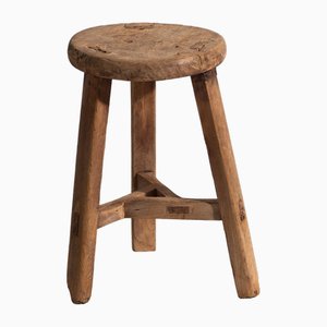 Vintage Round Stool, 1920-ZNJ-2036654