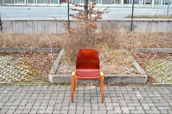 Vintage Royal Bentwood & Plywood Stacking Chairs, 1960s, Set of 4-UF-1383553