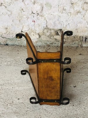 Vintage Rustic Magazine Rack, 1950s-OJT-1728792