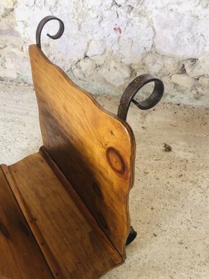 Vintage Rustic Magazine Rack, 1950s-OJT-1728792