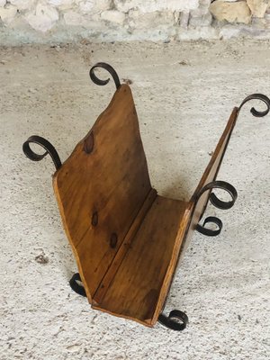 Vintage Rustic Magazine Rack, 1950s-OJT-1728792