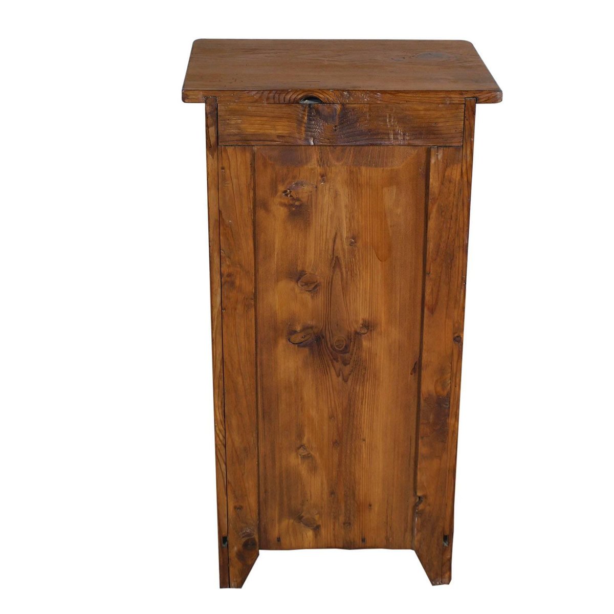 Vintage Rustic Solid Pine Tyrolean Nightstand