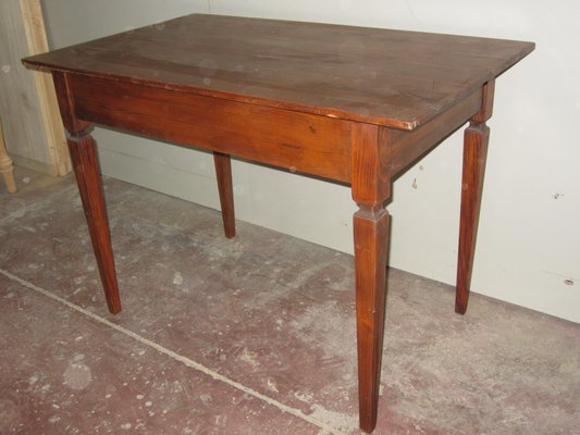 Vintage Rustic Wood Desktop Table-CDG-1140900