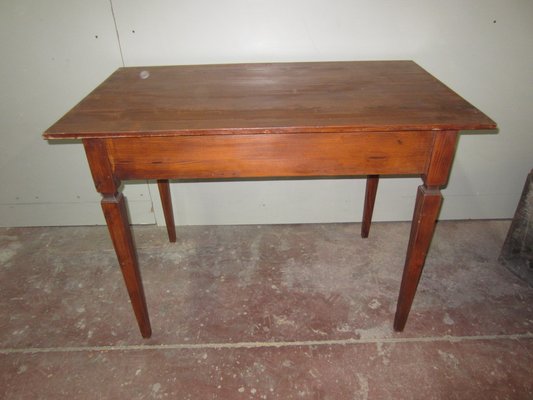 Vintage Rustic Wood Desktop Table-CDG-1140900