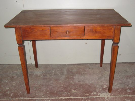 Vintage Rustic Wood Desktop Table-CDG-1140900